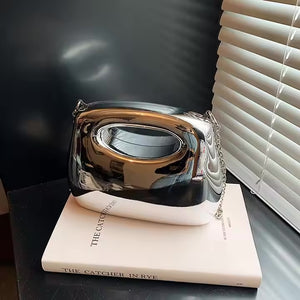 Silver Mirage Handbag